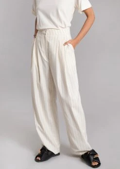 Another Avenue Nuno Thin Stripes Pants - Off White CLOTHING 17 Another Avenue Nuno Thin Stripes Pants - Off White CLOTHING