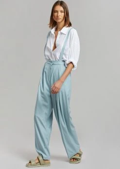 Another Avenue CLOTHING Nuno Thin Stripes Pants - Sky