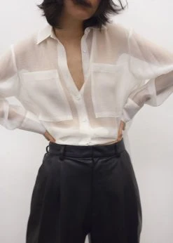 Bar Kier Blouse - Off White CLOTHING