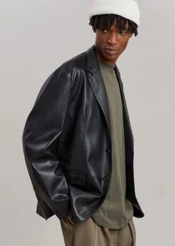 The Frankie Shop Olympia Blazer - Black CLOTHING