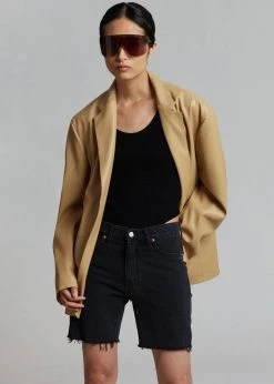 The Frankie Shop Olympia Blazer - Butter CLOTHING