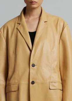 The Frankie Shop Olympia Blazer - Butter CLOTHING