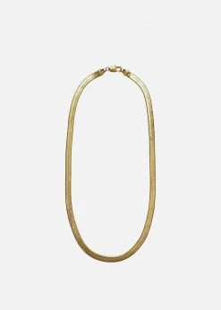 Laura Lombardi Omega Chain Necklace - Gold