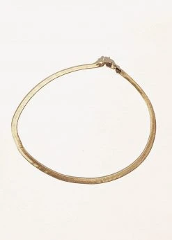 Laura Lombardi Omega Chain Necklace - Gold