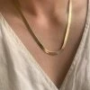 Laura Lombardi Omega Chain Necklace - Gold