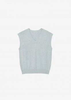 Masof CLOTHING Otis Knit Vest - Grey 15 Masof CLOTHING Otis Knit Vest - Grey