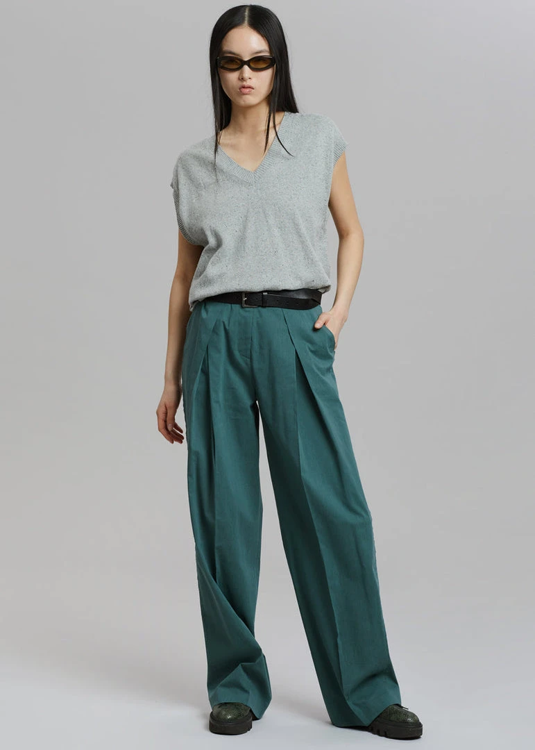 Masof CLOTHING Otis Knit Vest - Grey 3 Masof CLOTHING Otis Knit Vest - Grey