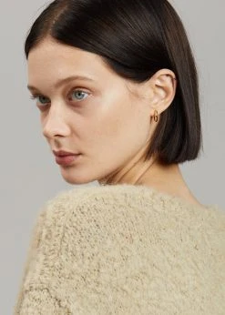 ACCESSORIES Otiumberg Small Chunky Hoops - Gold