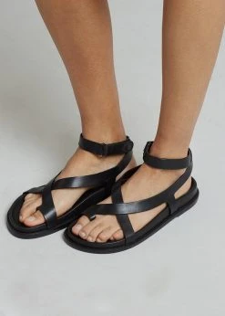 Porte & Paire X TFS Cross Sandal - Black SHOES 17 Porte & Paire X TFS Cross Sandal - Black SHOES