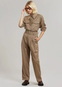 The Frankie Shop Ramson Shirt - Taupe