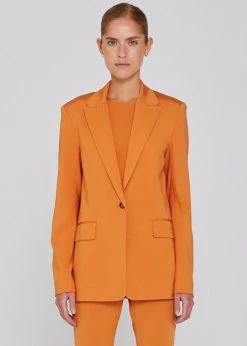 REMAIN Balgin Blazer - Tomato CLOTHING
