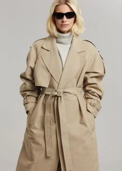 Blossom CLOTHING Rhodes Trench Coat - Natural