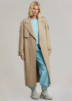 Blossom CLOTHING Rhodes Trench Coat - Natural
