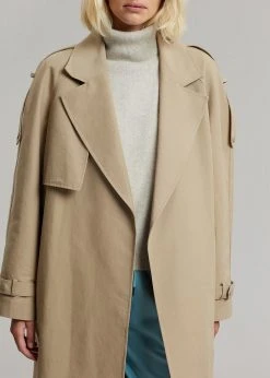 Blossom CLOTHING Rhodes Trench Coat - Natural