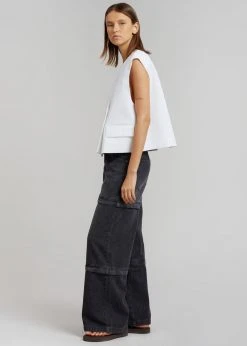 Le PPL CLOTHING Riah Vest - White