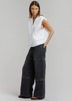 Le PPL CLOTHING Riah Vest - White