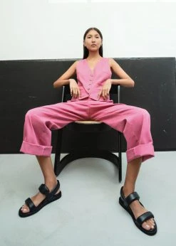 Rika Studios Fay Vest - Dusty Strawberry