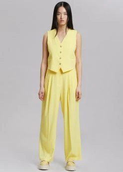 The Frankie Shop Rina Trousers - Blazing Yellow CLOTHING 17 The Frankie Shop Rina Trousers - Blazing Yellow CLOTHING