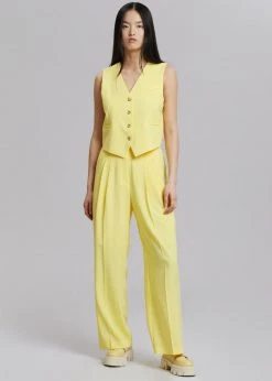 The Frankie Shop Rina Trousers - Blazing Yellow CLOTHING 14 The Frankie Shop Rina Trousers - Blazing Yellow CLOTHING