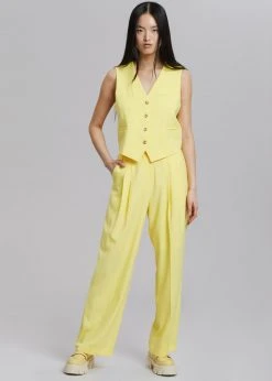 The Frankie Shop Rina Trousers - Blazing Yellow CLOTHING 16 The Frankie Shop Rina Trousers - Blazing Yellow CLOTHING