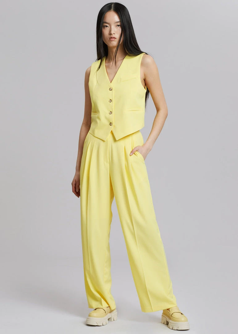 The Frankie Shop Rina Trousers - Blazing Yellow CLOTHING 3 The Frankie Shop Rina Trousers - Blazing Yellow CLOTHING