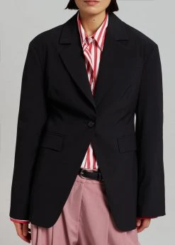 Róhe Ati Blazer - Noir CLOTHING 18 Róhe Ati Blazer - Noir CLOTHING