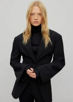 Róhe Ati Blazer - Noir CLOTHING 15 Róhe Ati Blazer - Noir CLOTHING