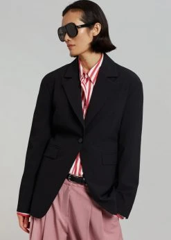 Róhe Ati Blazer - Noir CLOTHING 16 Róhe Ati Blazer - Noir CLOTHING