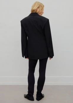 Róhe Ati Blazer - Noir CLOTHING 24 Róhe Ati Blazer - Noir CLOTHING