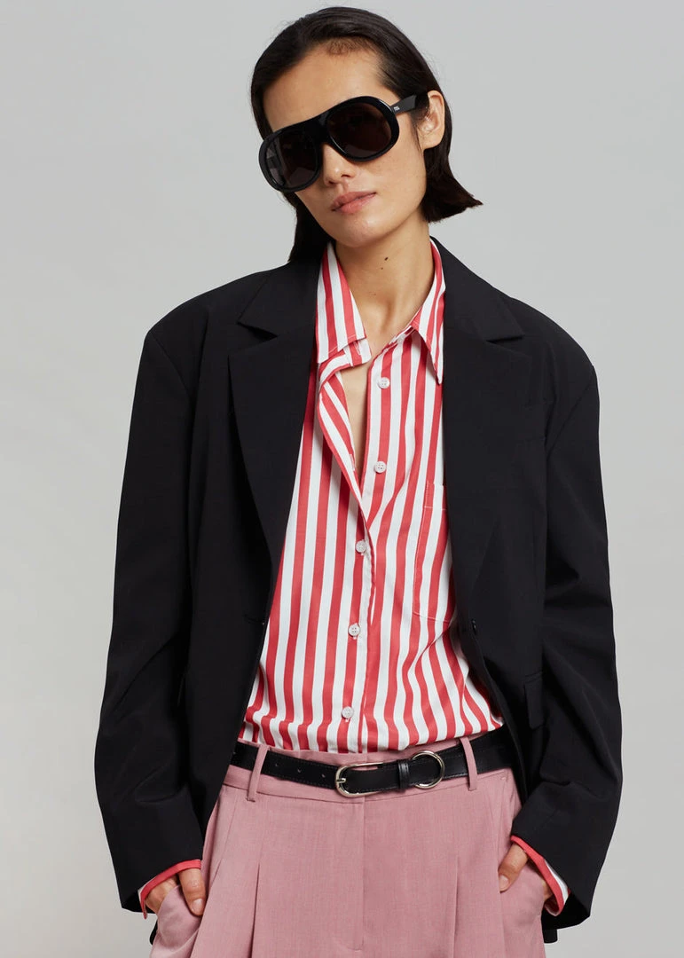 Róhe Ati Blazer - Noir CLOTHING 7 Róhe Ati Blazer - Noir CLOTHING