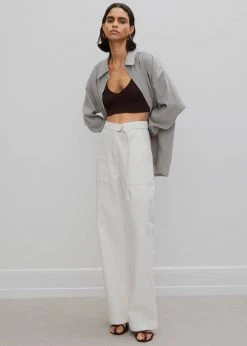 Róhe Gintare Unisex Blouse - Light Grey