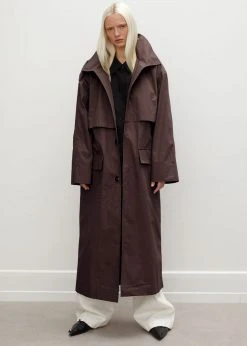 Róhe Sil Unisex Coat - Mocha Men