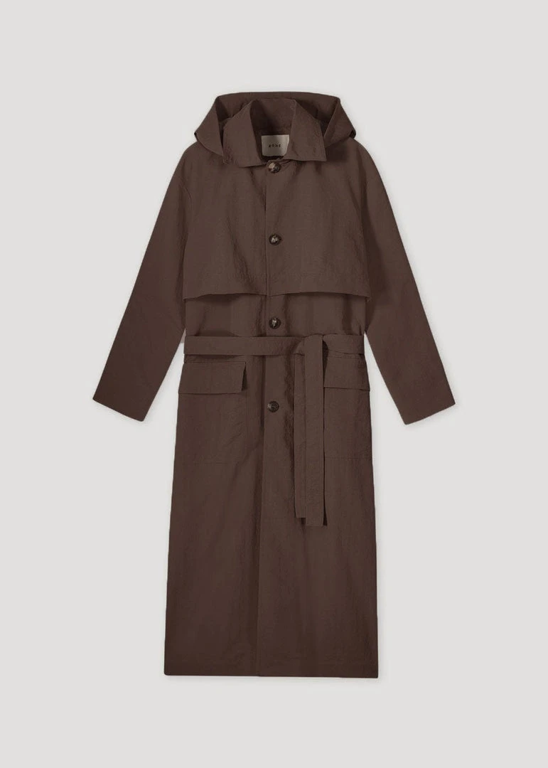 Róhe Sil Unisex Coat - Mocha Men 7 Róhe Sil Unisex Coat - Mocha Men