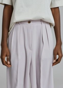 Come And Get CLOTHING Rooni Pleated Pants - Pink