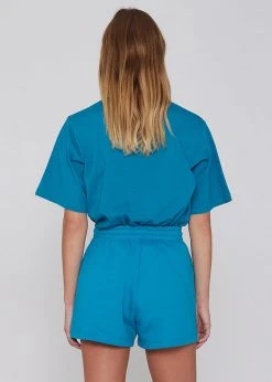 CLOTHING ROTATE Aster T-Shirt - Tumultuous Sea