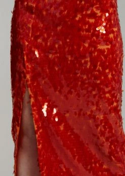 ROTATE Caitlin Skirt - Mandarin Red 10 ROTATE Caitlin Skirt - Mandarin Red