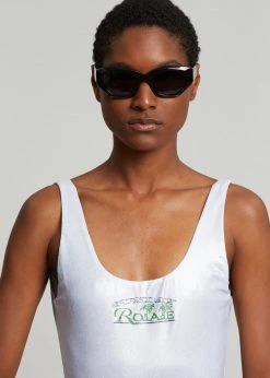 CLOTHING ROTATE Cismione Bathing Suit - Silver