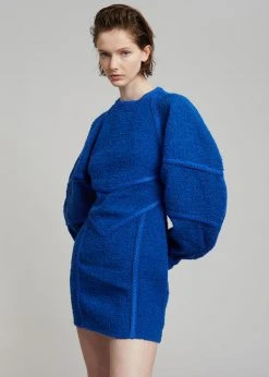 ROTATE Darleena Dress - Blue Tattoo