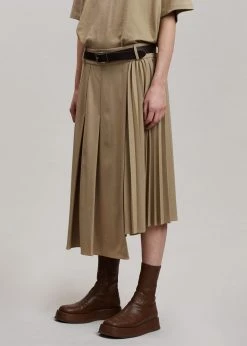Another J Ruthe Midi Skirt - Sand