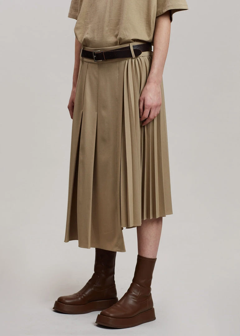 Another J Ruthe Midi Skirt - Sand 2 Another J Ruthe Midi Skirt - Sand