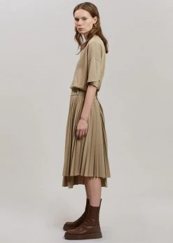 Another J Ruthe Midi Skirt - Sand 15 Another J Ruthe Midi Skirt - Sand