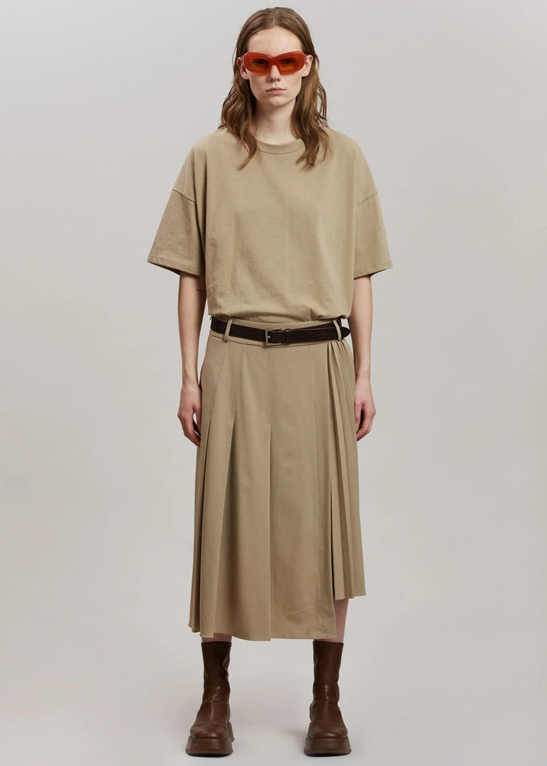 Another J Ruthe Midi Skirt - Sand 4 Another J Ruthe Midi Skirt - Sand