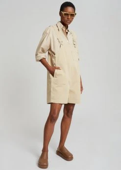 Arc En Ciel Saiah Short Overalls - Beige