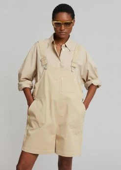 Arc En Ciel Saiah Short Overalls - Beige