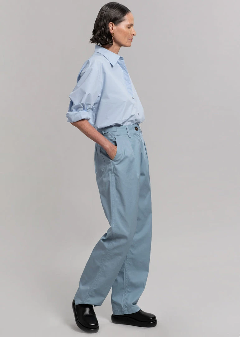 CLOTHING Saks Potts Johan Pants - Dusty Blue 9 CLOTHING Saks Potts Johan Pants - Dusty Blue