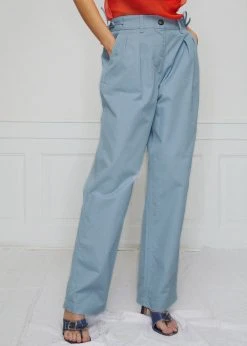 CLOTHING Saks Potts Johan Pants - Dusty Blue 12 CLOTHING Saks Potts Johan Pants - Dusty Blue