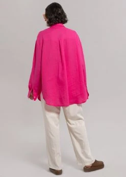 The Frankie Shop Sam Shirt - Fuchsia CLOTHING 10 The Frankie Shop Sam Shirt - Fuchsia CLOTHING