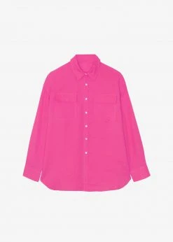 The Frankie Shop Sam Shirt - Fuchsia CLOTHING 11 The Frankie Shop Sam Shirt - Fuchsia CLOTHING