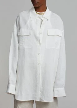 The Frankie Shop Sam Shirt - White