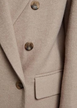 The Frankie Shop Samara Suit Blazer - Mocha 12 The Frankie Shop Samara Suit Blazer - Mocha